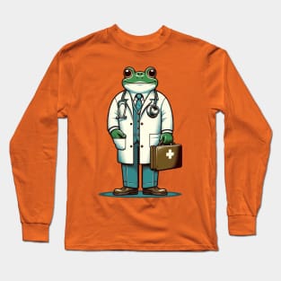 Doctor frog Long Sleeve T-Shirt